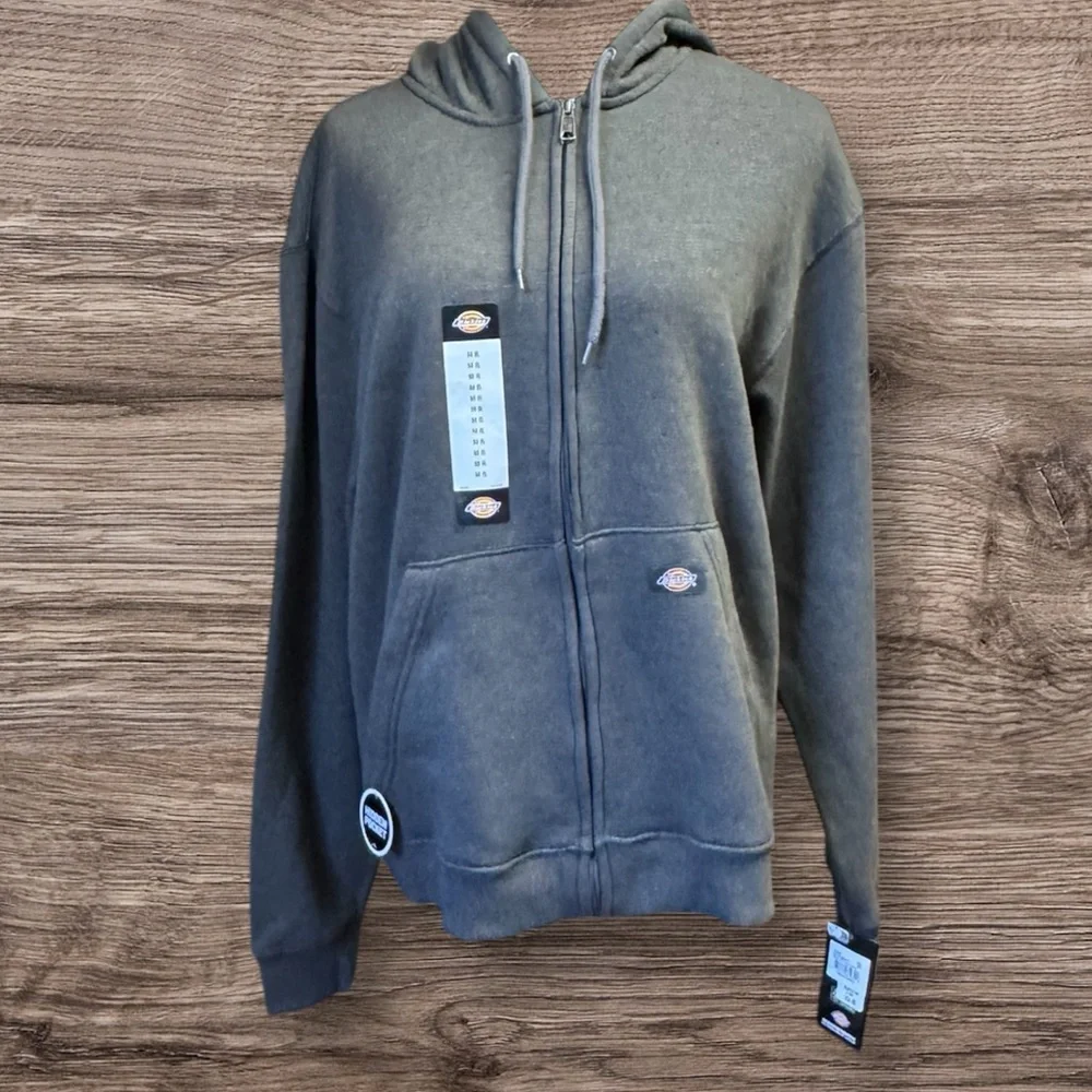 NWT Dickies Midweight Fleece Zip Hoodie SZ M